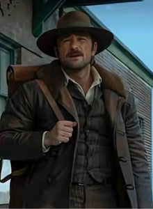 Spencer Dutton Brown Leather Coat