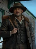 Spencer Dutton Brown Leather Coat