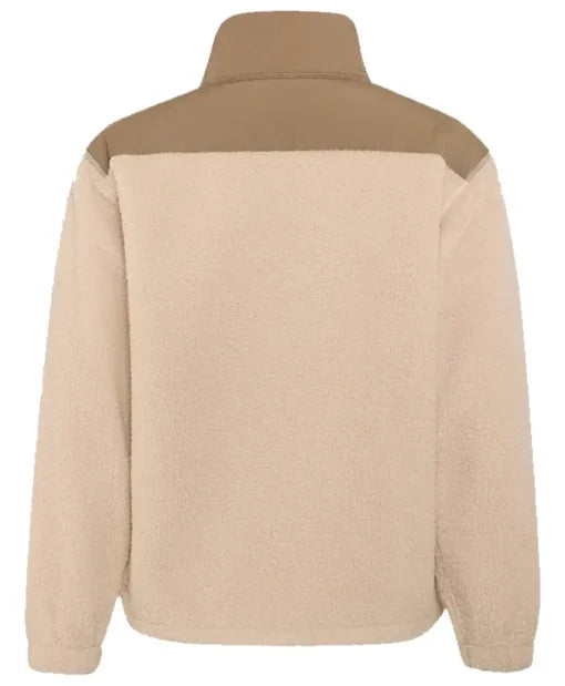2026 Adidas Sherpa Jacket in beige and brown