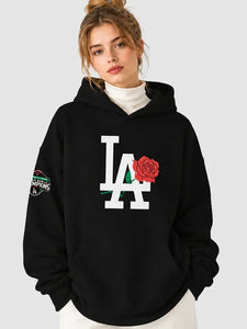 Los Angeles Dodgers 2026 Black Date Night Rose Hoodie