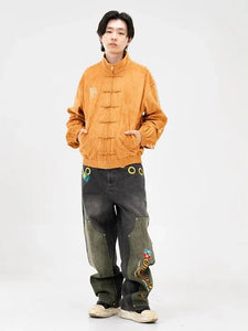 Neptun Sonic Orange Leather Jacket 2026