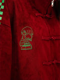 2026 Neptun x Sonic Red Leather Jacket for Men Women