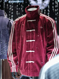 Tang Rhinestone Adidas Chinese Jacket