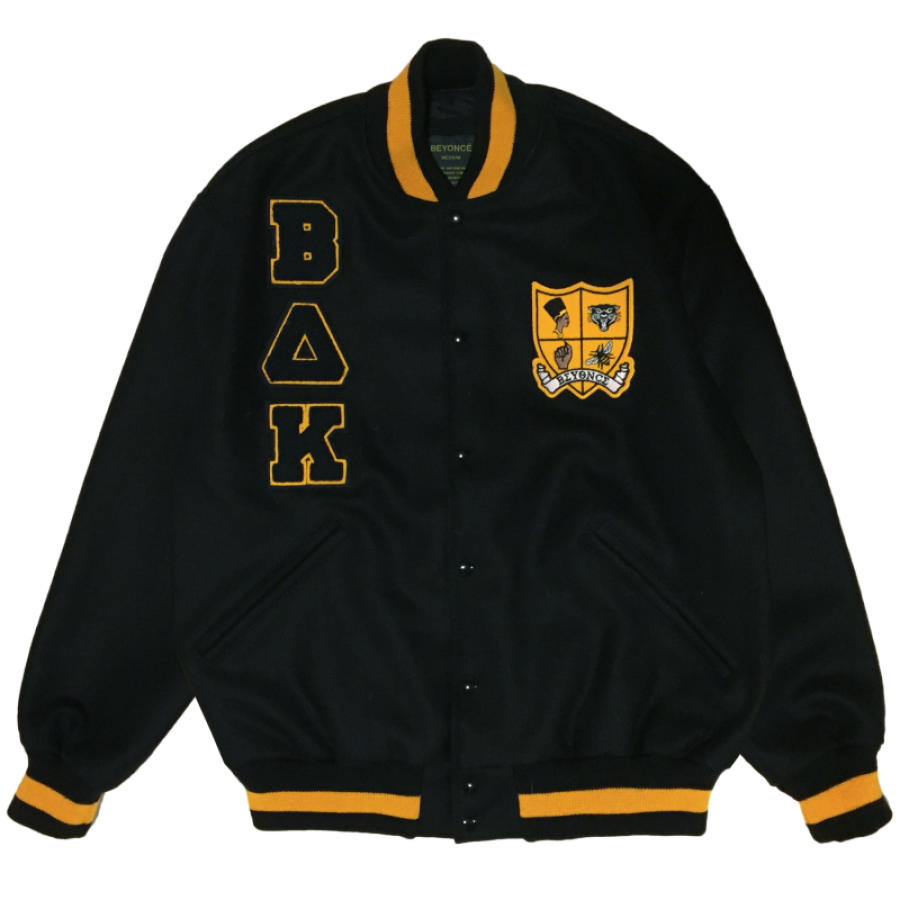 Beyonce Black Crest Varsity Jacket