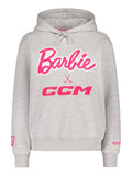 Barbie x CCM Grey Embroidered Adult Hoodie