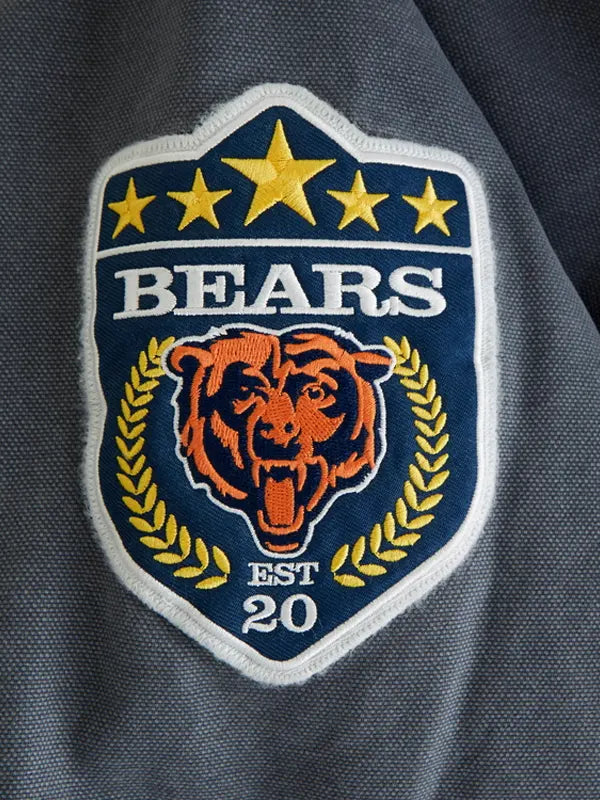 Bears hooded bomber jacket