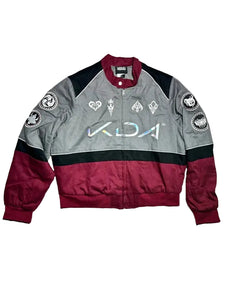 BoxLunch KDA Full-Zip Jacket in Red and Grey