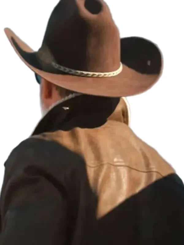 Homestead The Series Season 2 brown leather jacket