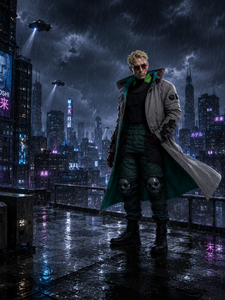Cyberpunk Cosplay Coat Unisex Gothic Punk Streetwear Trench Jacket