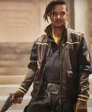 Jacob Anderson Doctor Who Season 13 leather vest