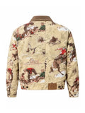 Elaine Benes beige western jacket front view