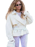 FIFA World Cup 2026 Final Beyonce Cream Wool Coat