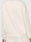 Fleece Unisex Espirit Crew Sweatshirt in Cream
