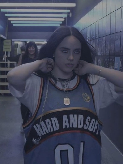 Billie Eilish Hit Me Hard and Soft Blue Jersey