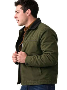 Eternally Yours Season 1 olive green cotton jacket