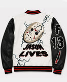 Horror-inspired F13 Jason Lives Varsity Jacket