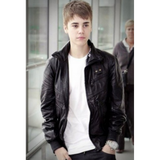 Justin Bieber Black Leather Jacket