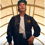 Justin Bieber No Brainer Song Satin Bomber Jacket