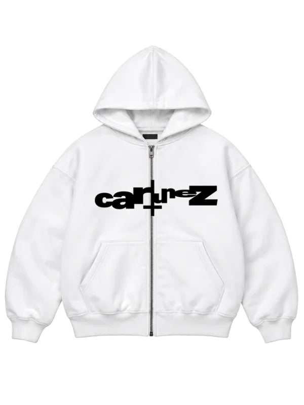 Ken Carson Cartunez White Hoodie