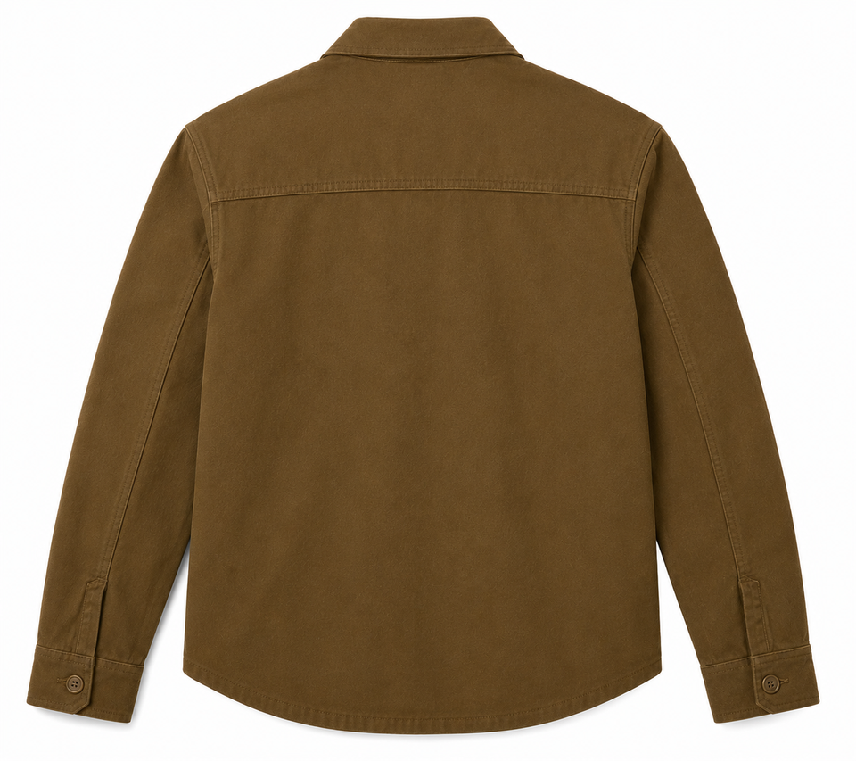 Potsy Ponciroli khaki cotton jacket with buttoned closure