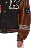 Ksubi Patched Black Varsity Jacket