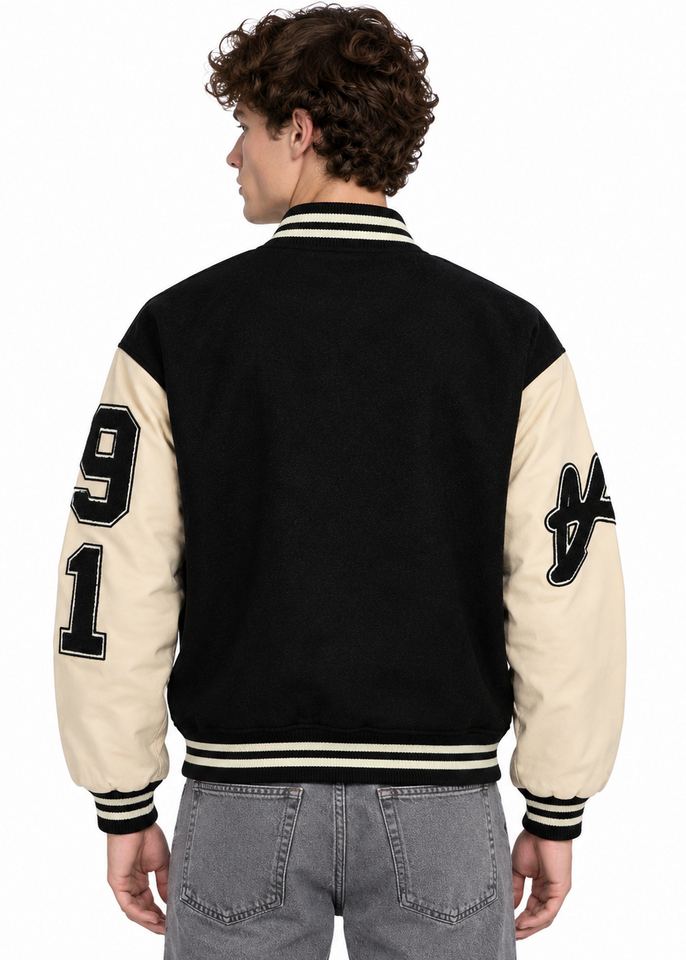 Recreated Ksubi x Planes varsity jacket