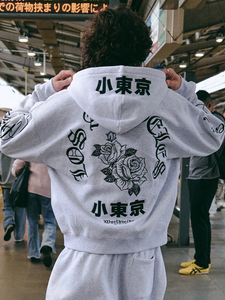 Men’s Rose Print Hoodie