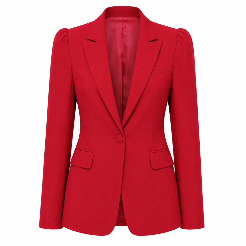 Elegant Melody Thomas Scott Red Blazer for women