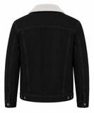 Men’s Charcoal Yellowstone Corduroy Trucker Jacket front view