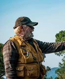Brian Cox Vest with stand collar and multiple pockets