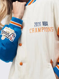 New York Knicks bomber jacket with rib-knitted collar