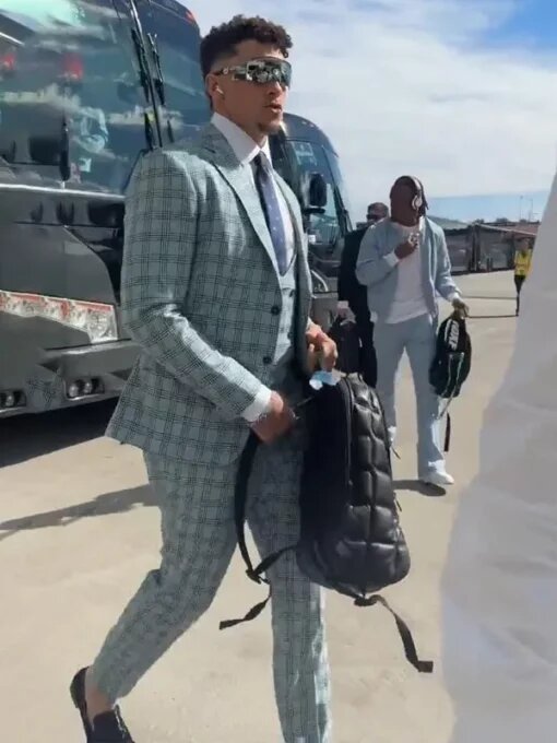 Super Bowl LVII Patrick Mahomes Check Suit