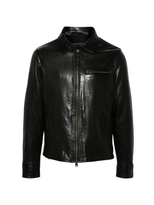 Power Ballad Paul Rudd Black Leather Jacket