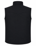 Premium black sleeveless parachute vest for men