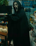 Scream 6 Ghost Black Hooded Costume