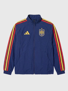 Adidas Spain 2026 FIFA World Cup Blue Home Anthem Zip Up Jacket