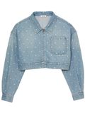 Susie Glass Embellished Denim Jacket The Gentlemen Netflix