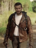 Nico Tortorella The Walking Dead World Beyond Leather Jacket