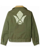 Orga Itsuka Mobile Suit Gundam green trucker jacket