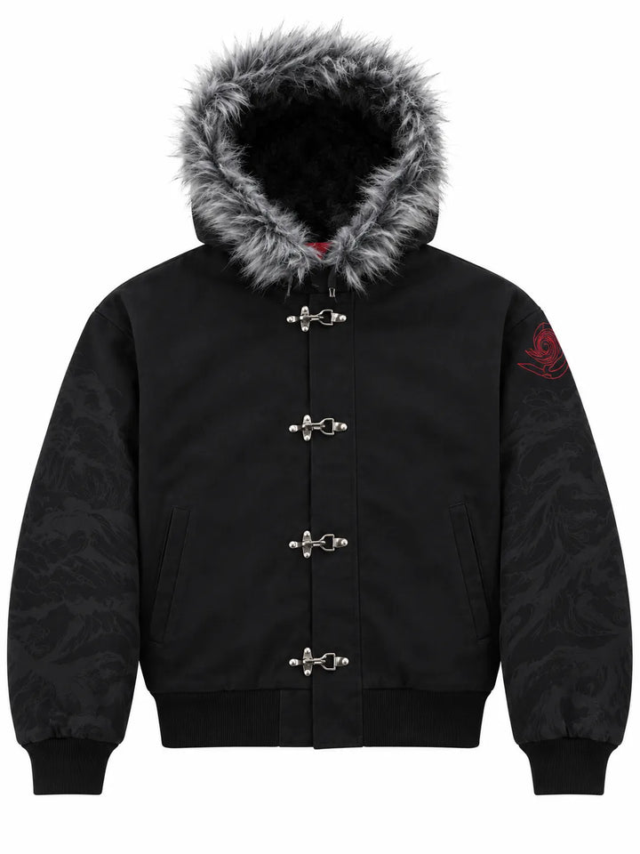 The Ten Shadows Canvas Clasp Bomber Jacket