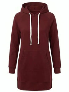 The Warmy Oversized Hoodie with White Drawstrings