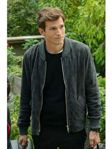 Your Place or Mine Ashton Kutcher Bomber Jacket
