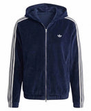 Navy Blue Hooded Track Jacket