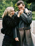 Rivals S02 Alex Hassell leather coat