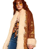 Almost Famous Penny Lane Brown Fur Coat