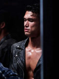 Charles Melton Private K Black Biker Jacket