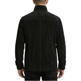 Black corduroy jacket with polyester lining