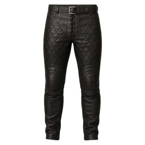 Black Leather Costume Pants