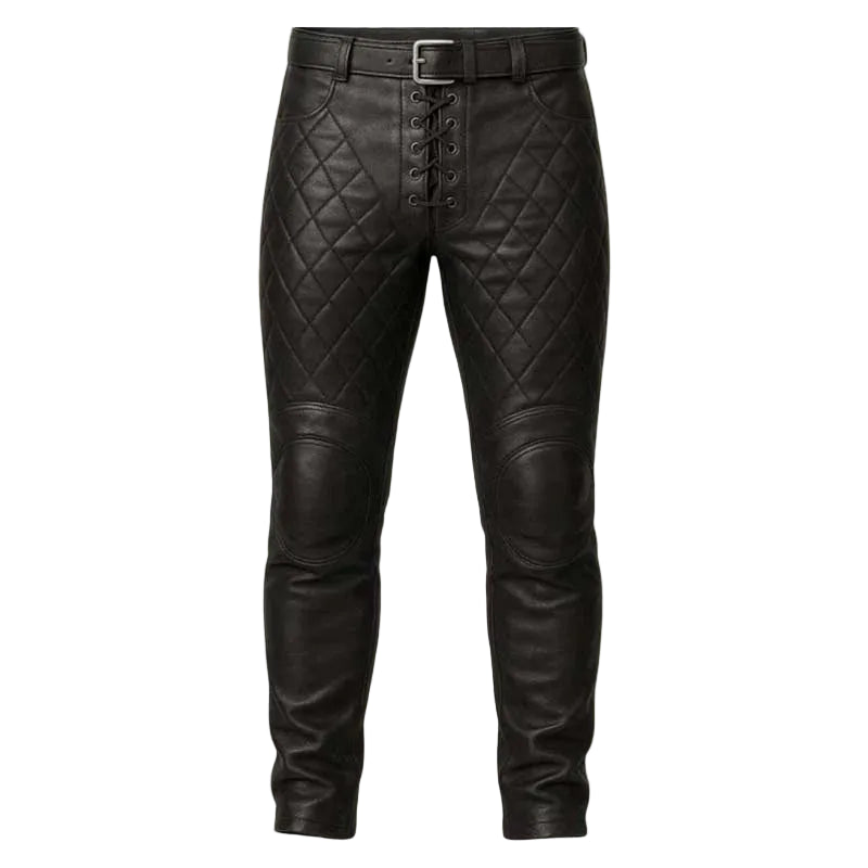Black Leather Costume Pants