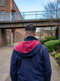 Hooded Jacket with Buttoned Cuffs